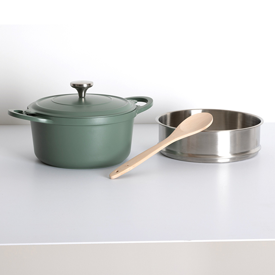 Cocotte aluminium, d.24 cm 