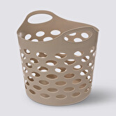 Corbeille à linge 28l, beige 