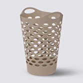 Panier à linge 60l, beige 