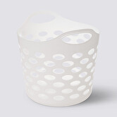 Corbeille à linge 28l, blanc 