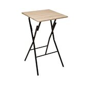 Table de bar et 2 chaises pliantes 