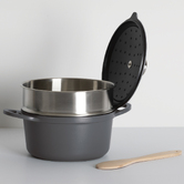 Cocotte aluminium, d.24 cm 