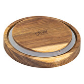 Bocal en verre 3l, acacia Harmony