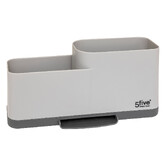 Organiseur évier avec distributeur, gris Néo