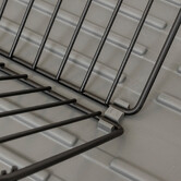 Égouttoir avec rack extensible, gris Néo