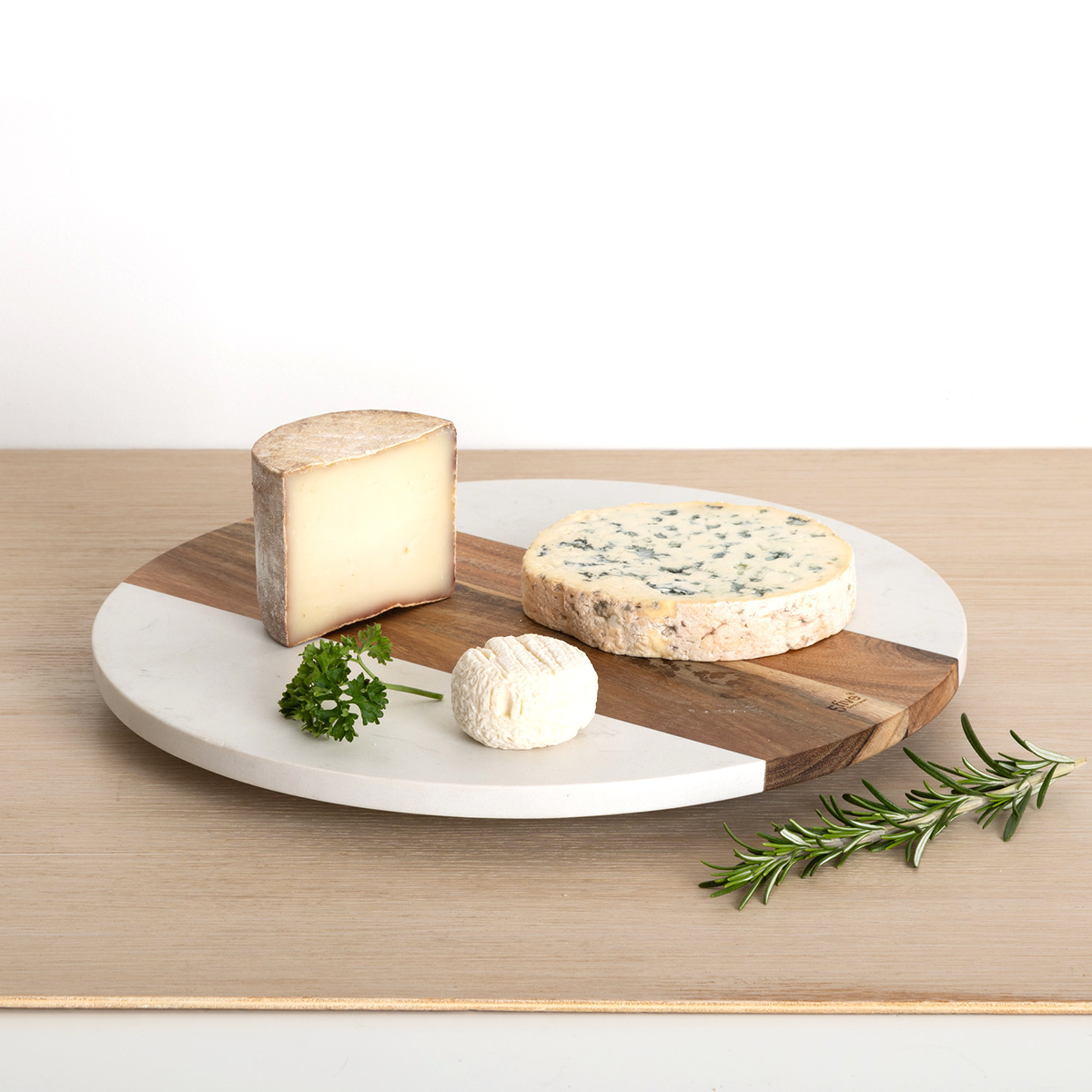 Plateau tournant rond 35cm, acacia Harmony