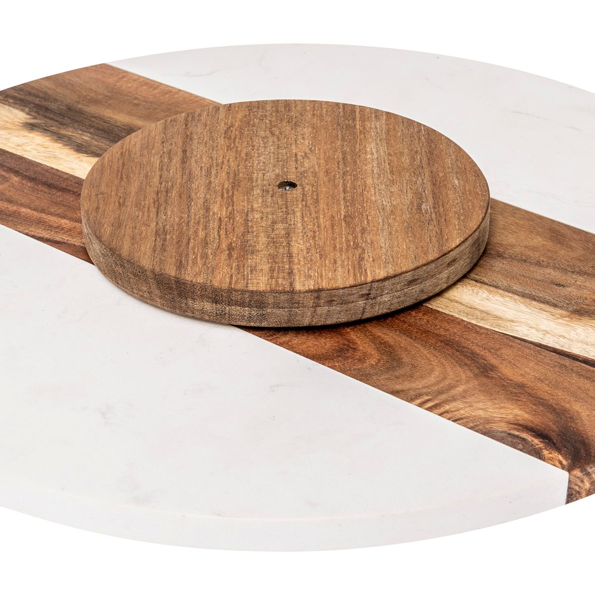 Plateau tournant rond 35cm, acacia Harmony