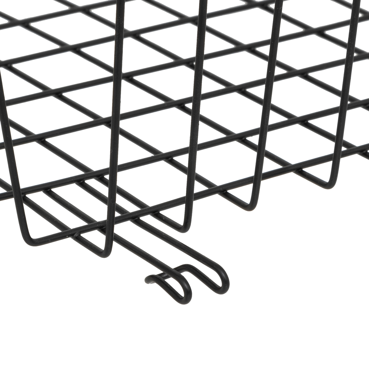 Panier de rangement à suspendre 31,5cm, noir Spacy