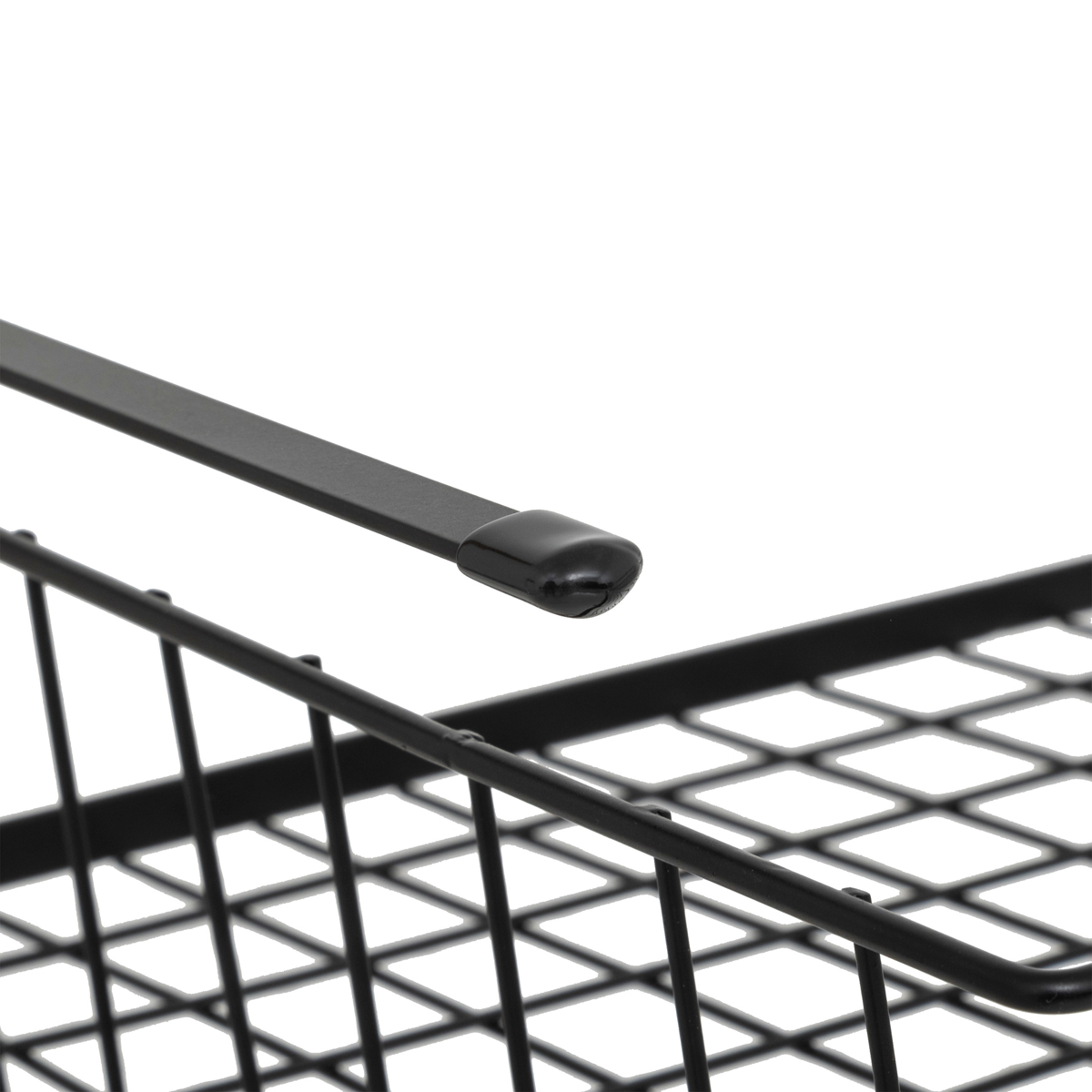 Panier de rangement à suspendre 51,5cm, noir Spacy