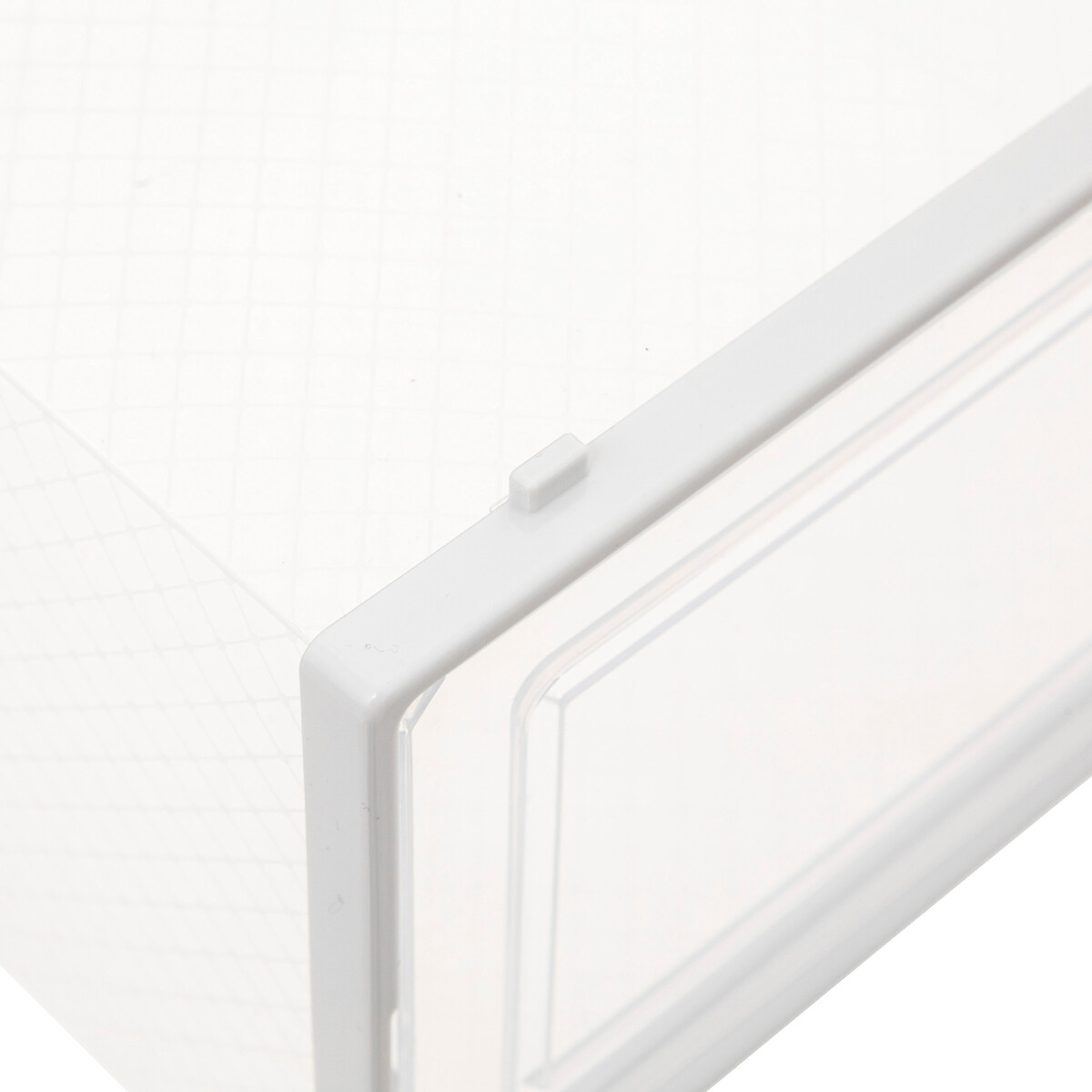 Lot de 4 boîtes range-chaussures plastique, m Fold'n box