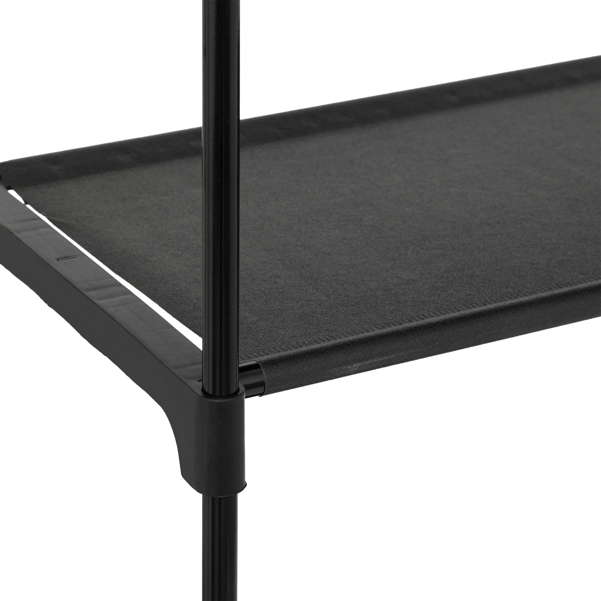 Range-chaussures modulables, noir 