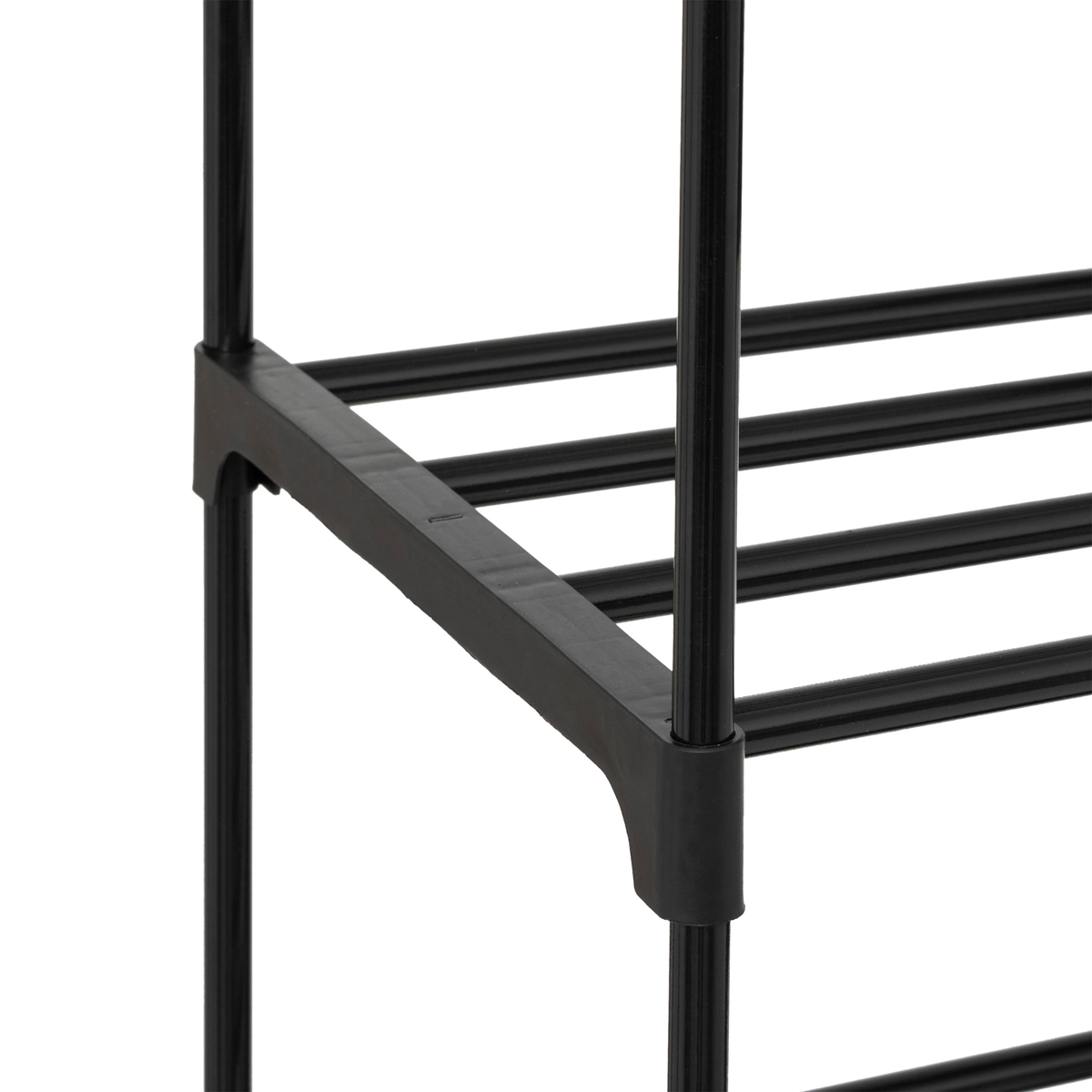 Range-chaussures modulables, noir 