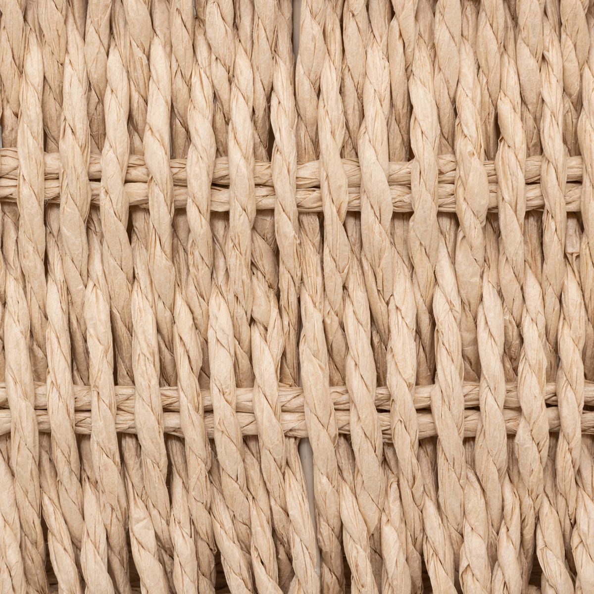 Lot de 2 boîtes range-documents, papier tressé Kord