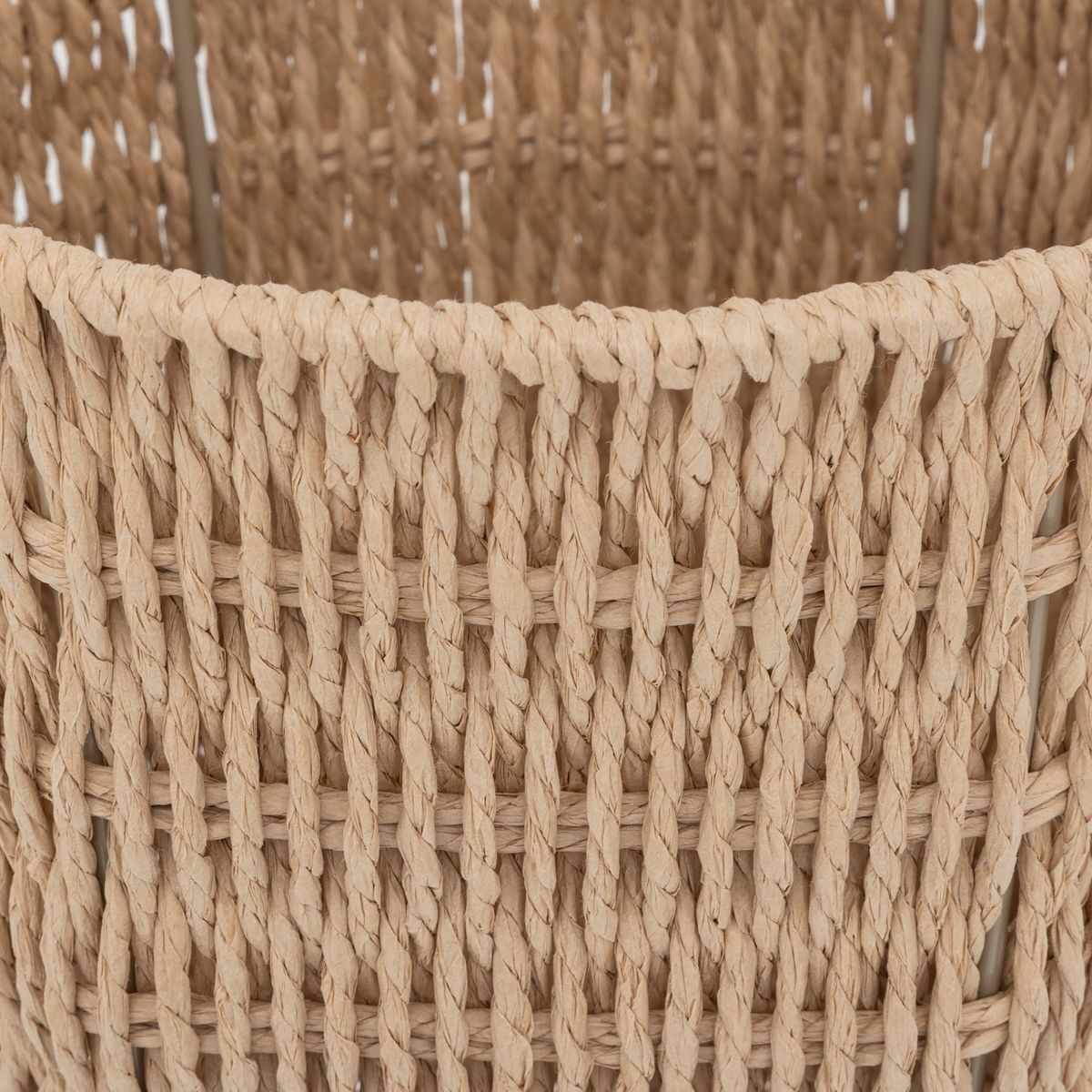 Corbeille de bureau, papier tressé Kord