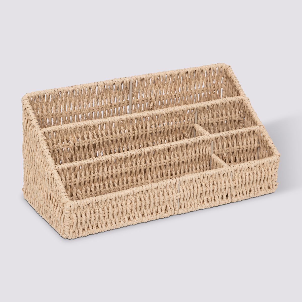 Organiseur avec compartiments, papier tressé Kord