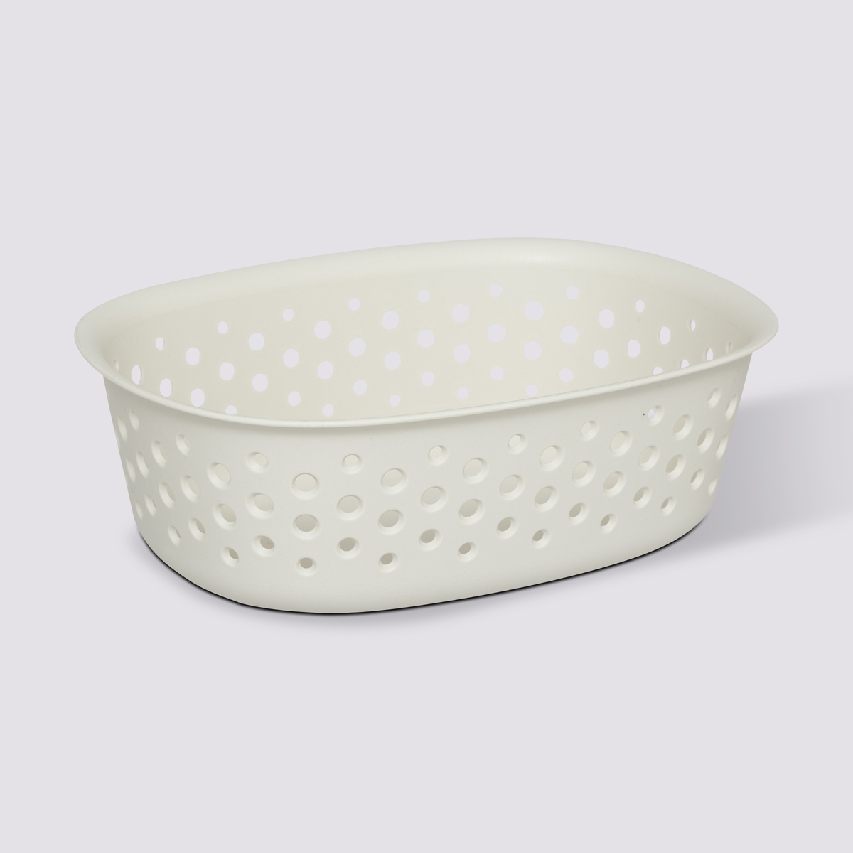 Panier en plastique 0,8l, crème Tila