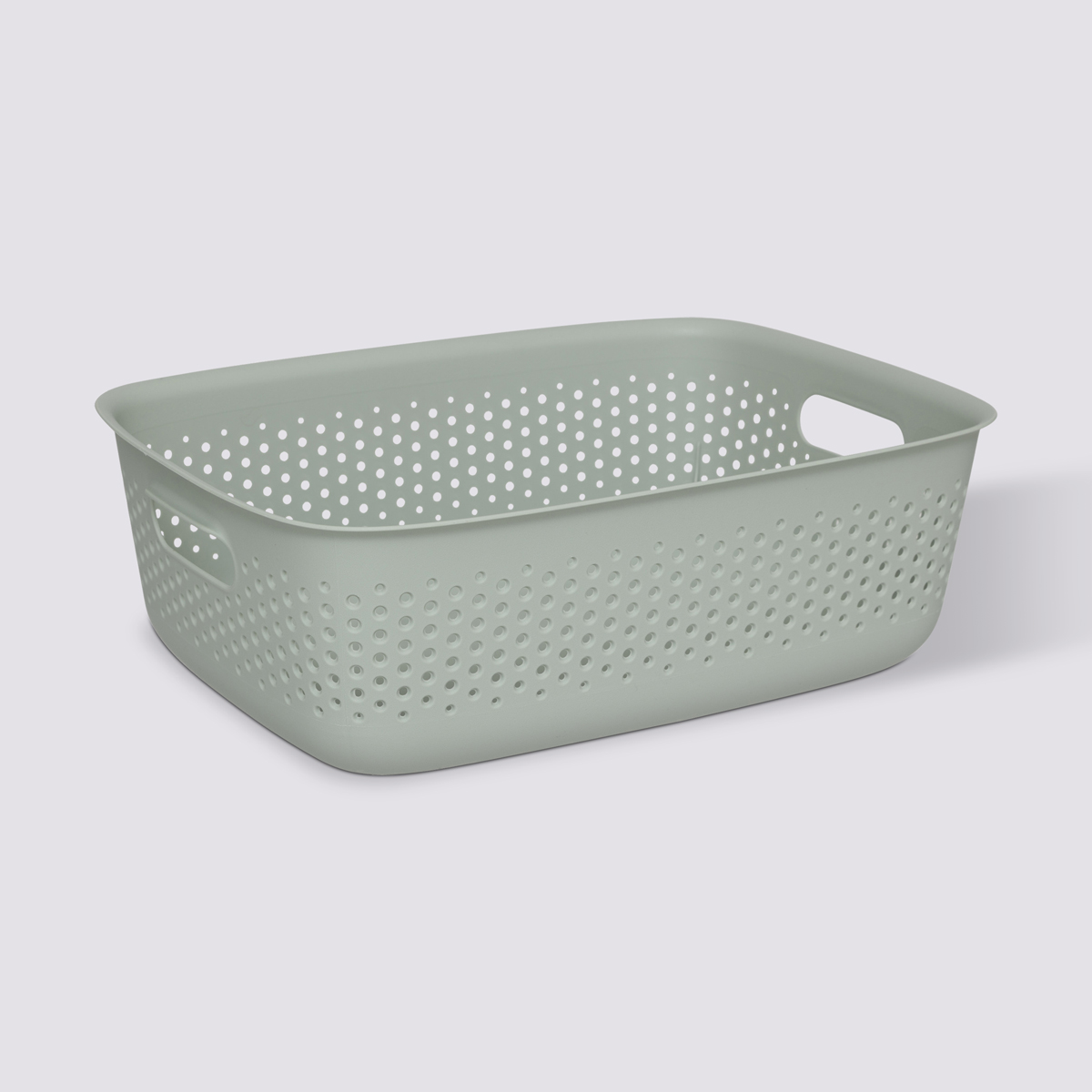 Panier en plastique 10l, sauge Tila