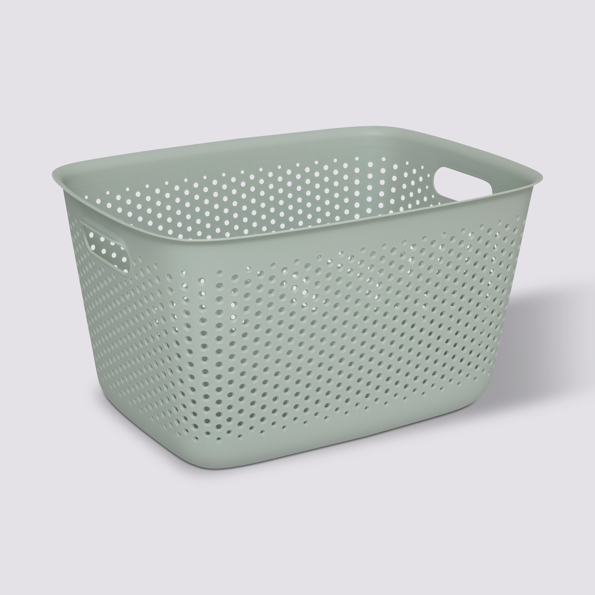 Panier en plastique 17l, sauge Tila