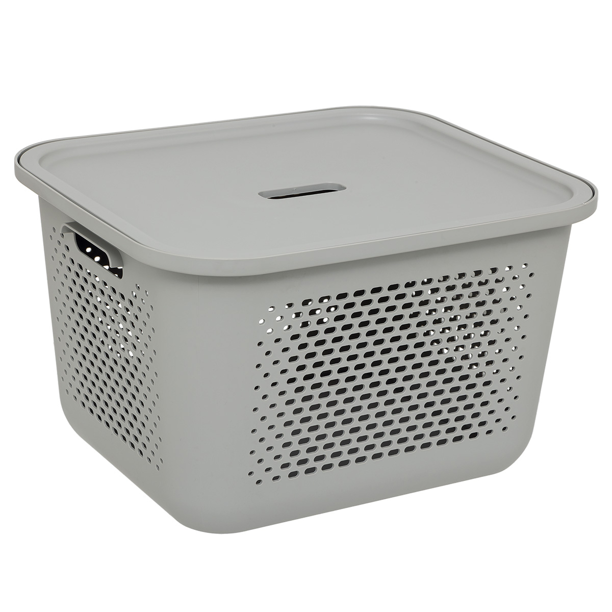 Panier avec couvercle 13,9l, lin Aera