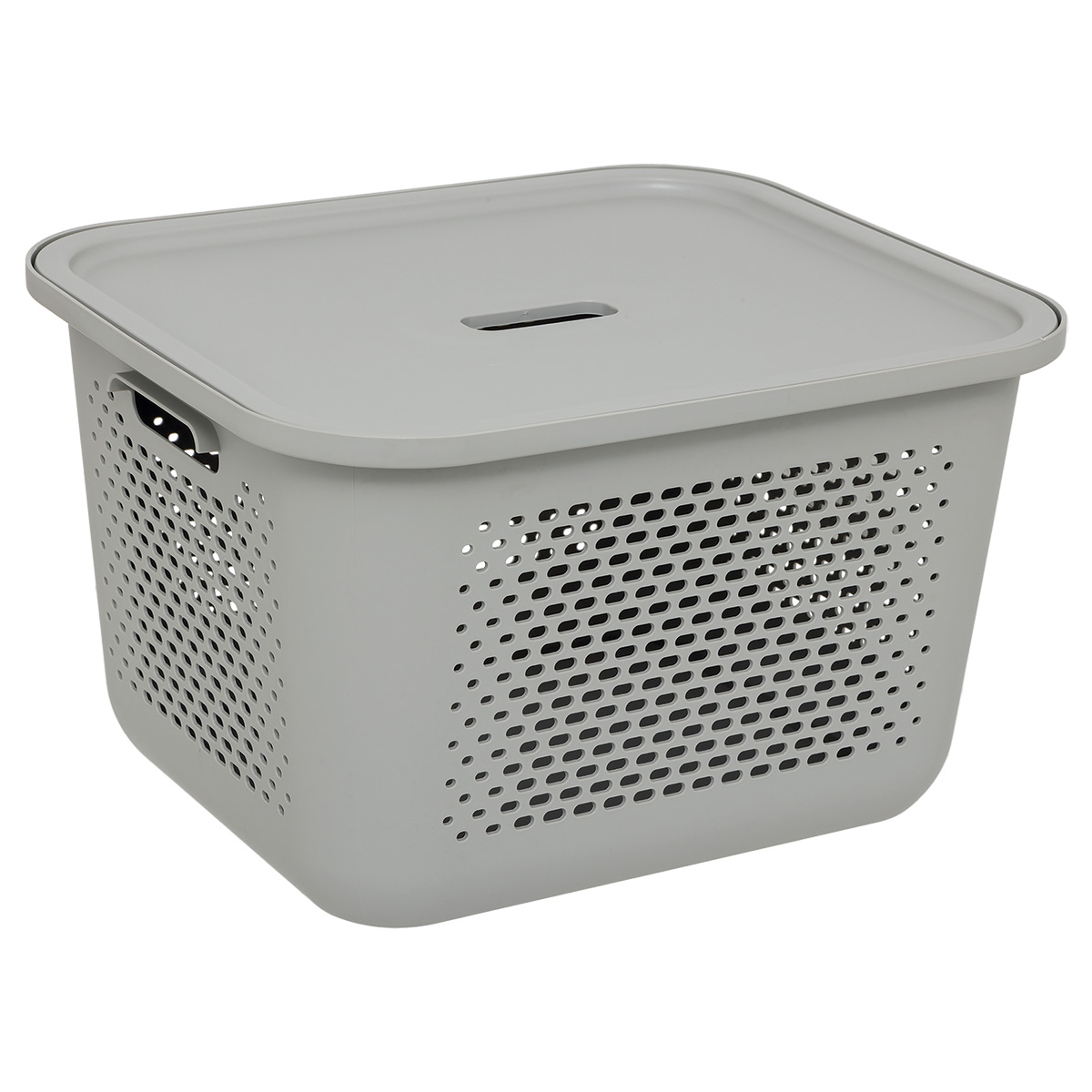 Panier avec couvercle 19,6l, lin Aera