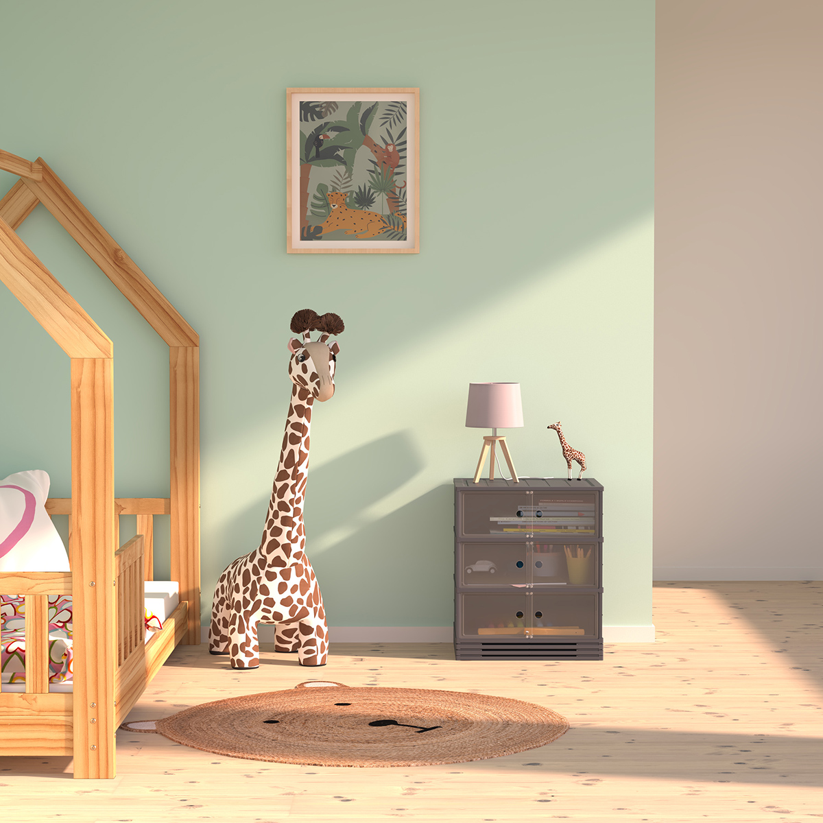 Tour de rangement plastique pliable Fold'n box