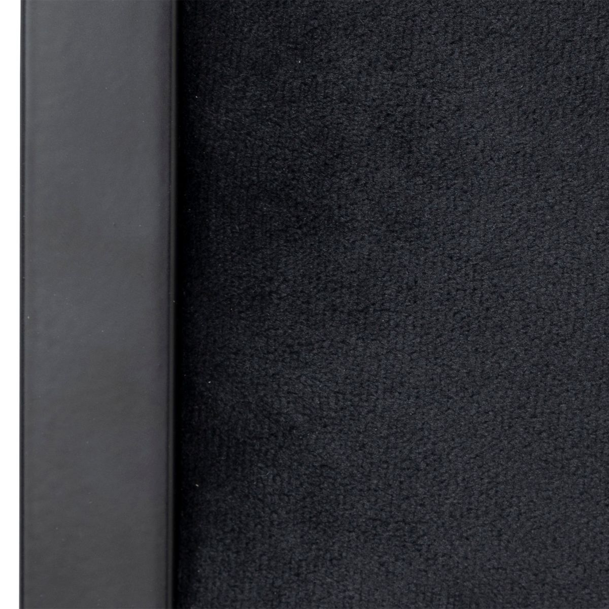 Chaise pliante velours, noir