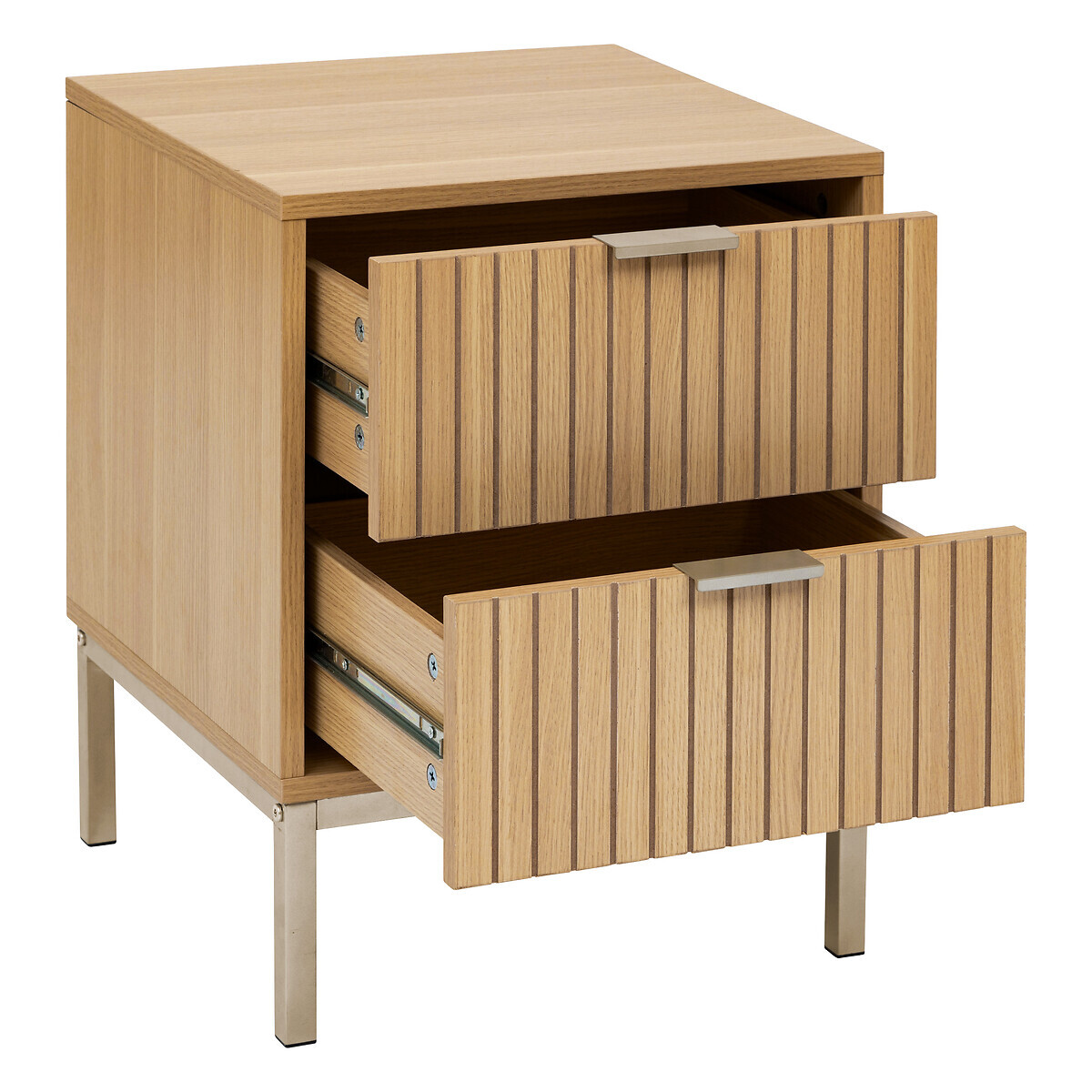 Table de chevet 2 tiroirs Tasso