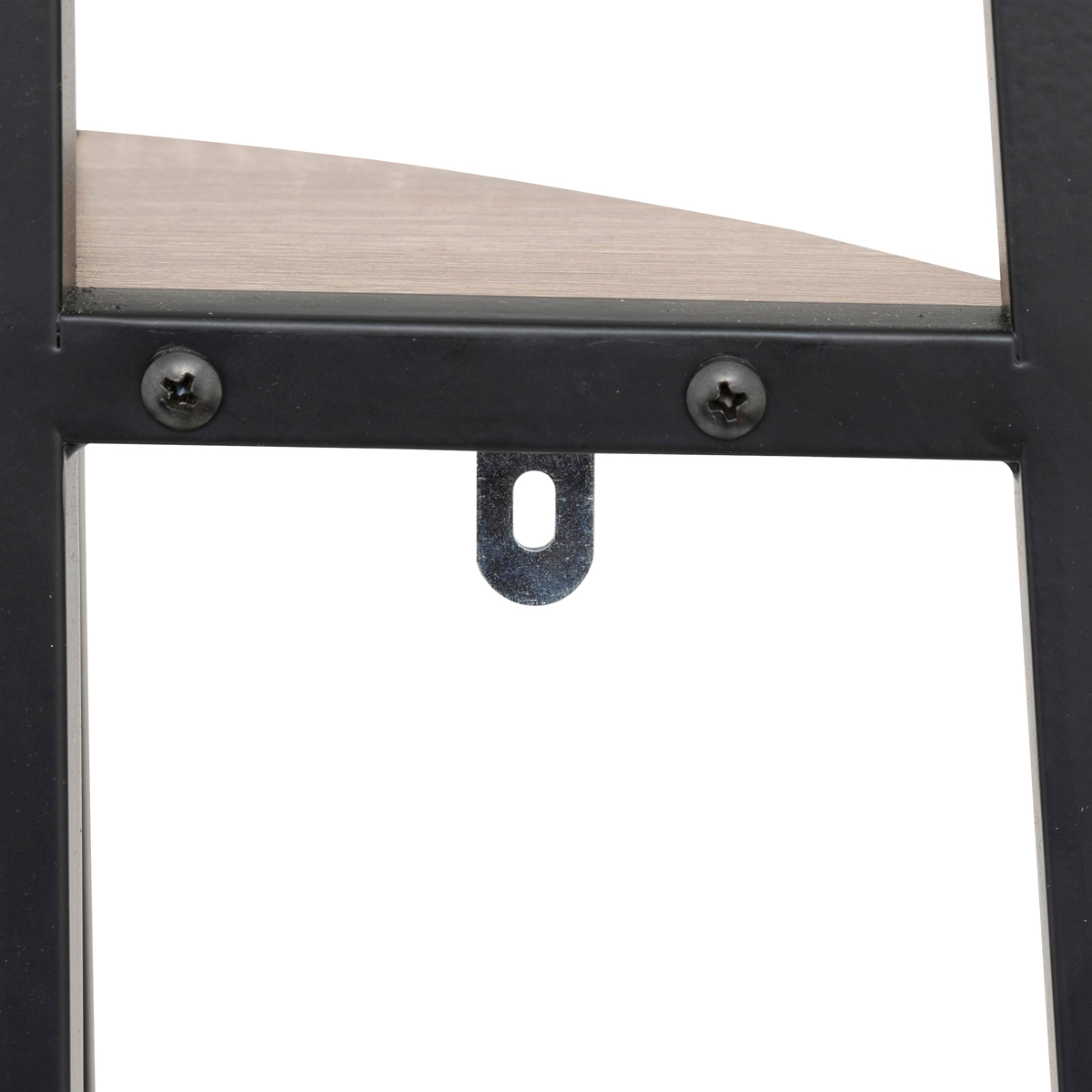 Étagère d'angle 5 niveaux 180cm, effet bois Aliaj