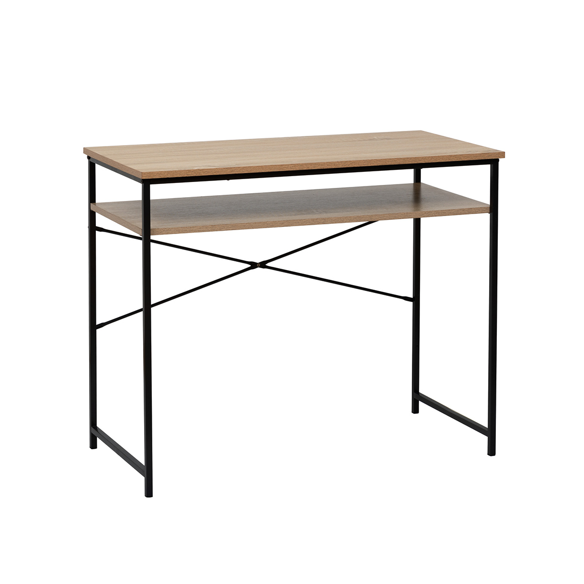 Bureau 75x90cm, effet bois Aliaj