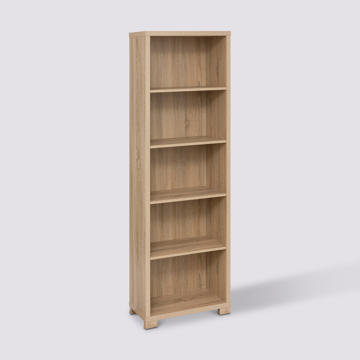 Étagère 5 niveaux 180x60cm, effet bois Bivoak