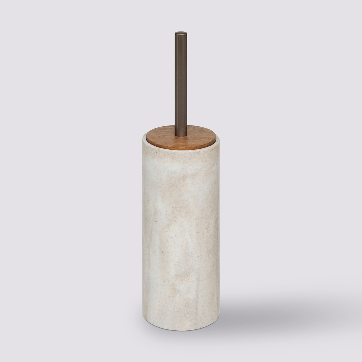 Brosse wc, effet travertin Côme