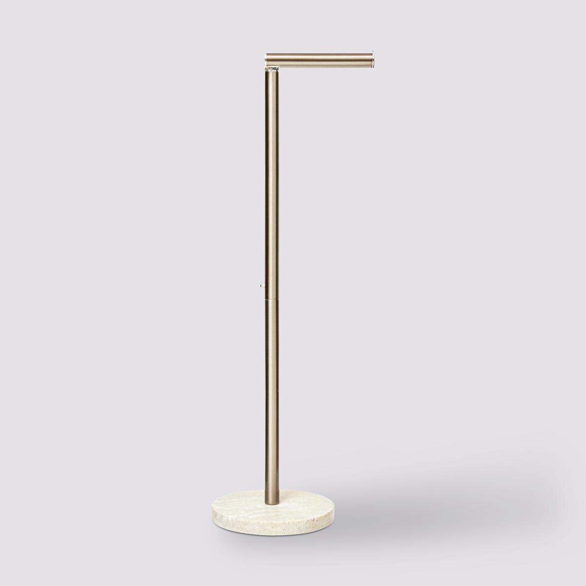 Dérouleur avec réserve papier toilette, effet travertin Côme