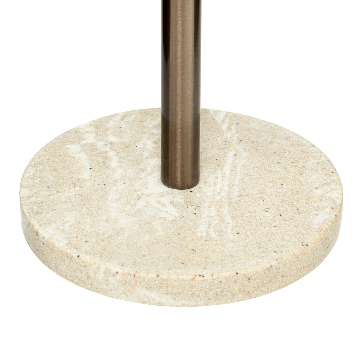 Dérouleur avec réserve papier toilette, effet travertin Côme