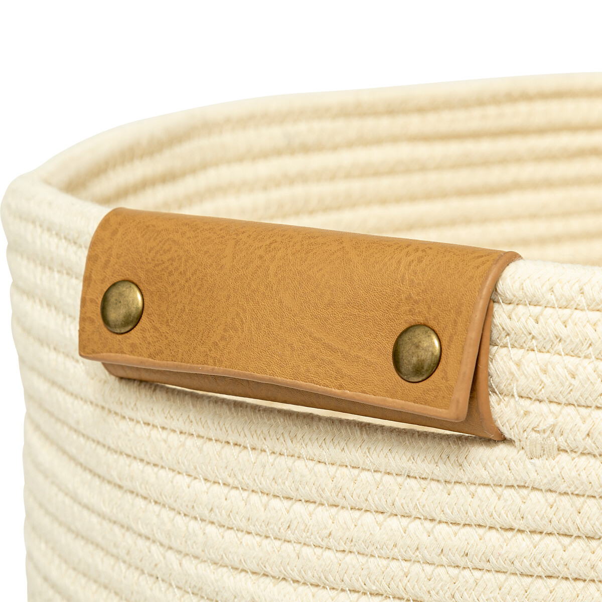 Panier à linge 80l, ivoire Duo