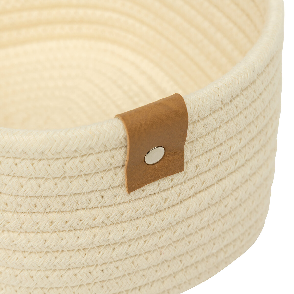 Set de 3 paniers, ivoire Duo