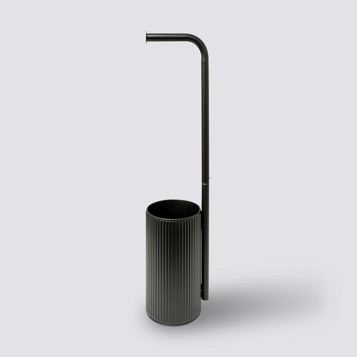 Dérouleur avec réserve papier toilette, ardoise Onyx