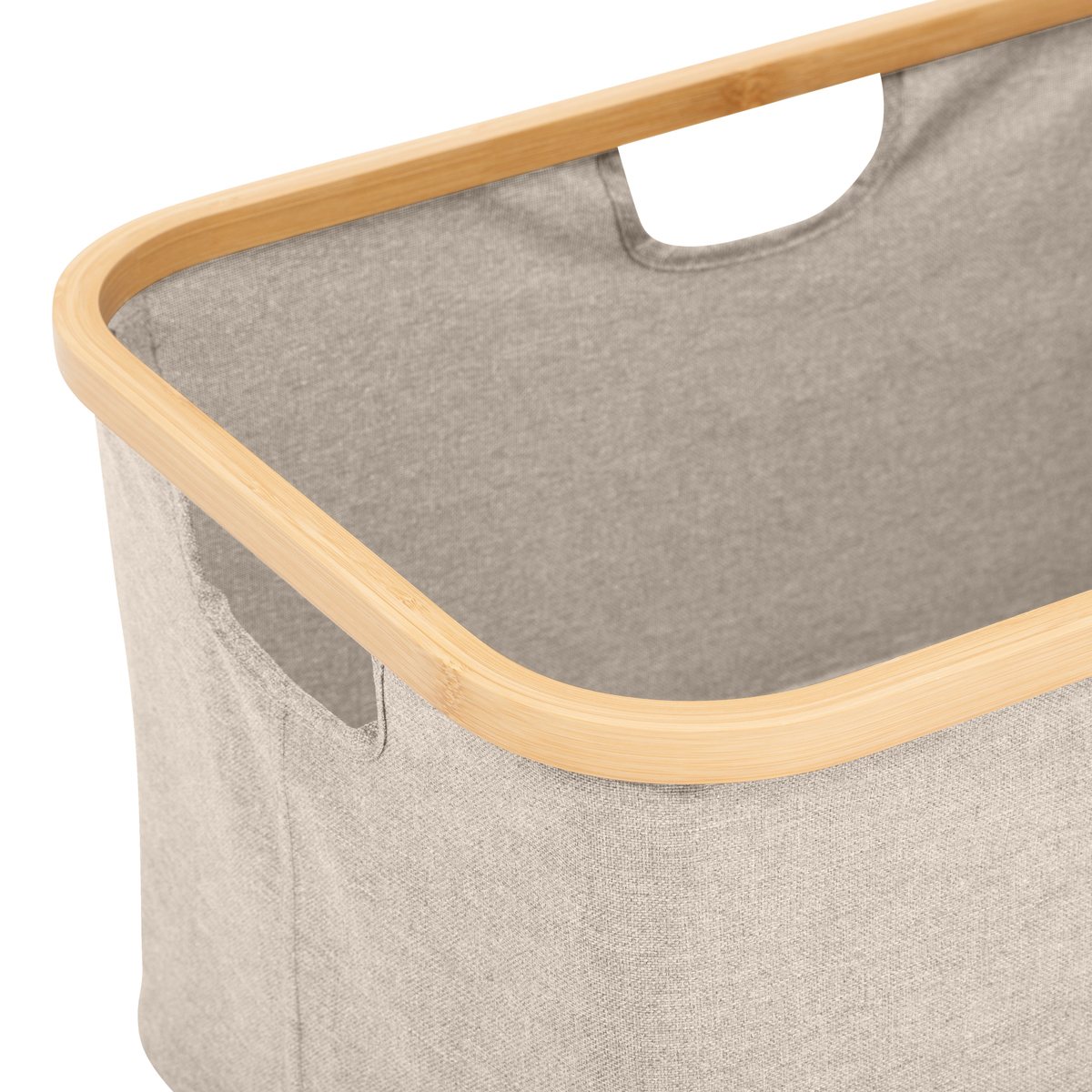 Panier à linge pliable 54l, gris Tidy box