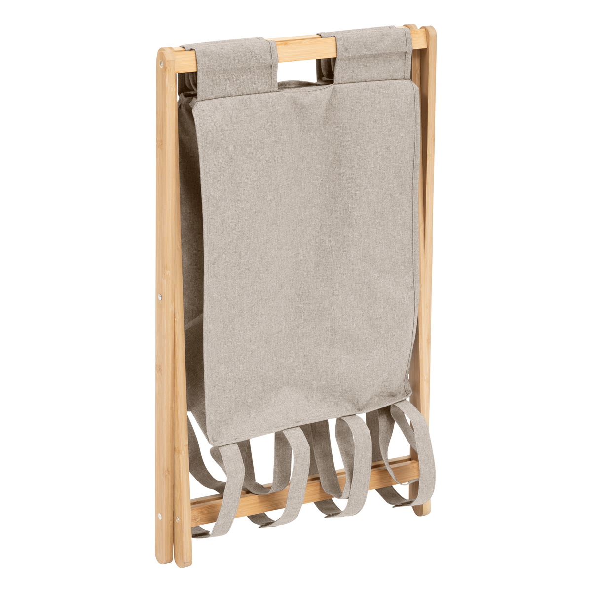 Panier à linge pliable 50l, gris Tidy box