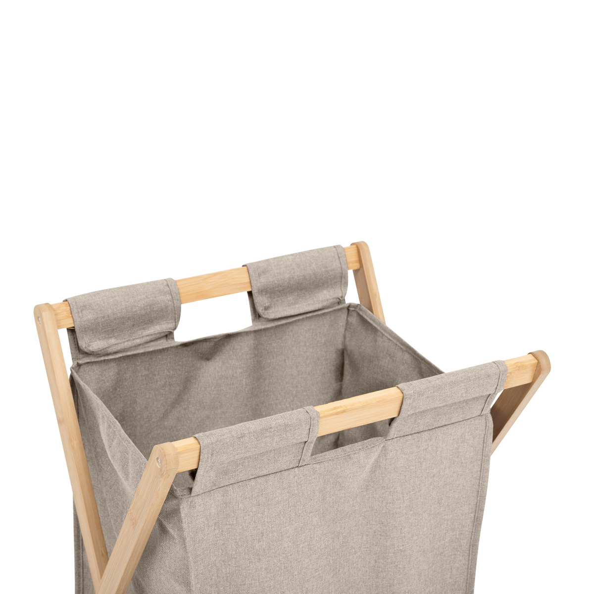 Panier à linge pliable 50l, gris Tidy box
