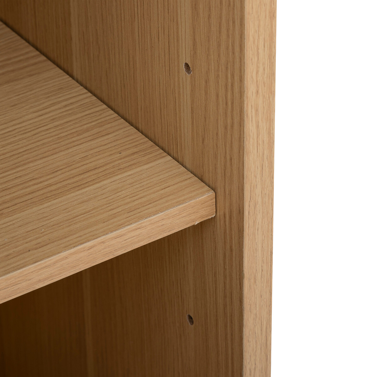 Meuble bas 2 portes, effet bois naturel Tasso