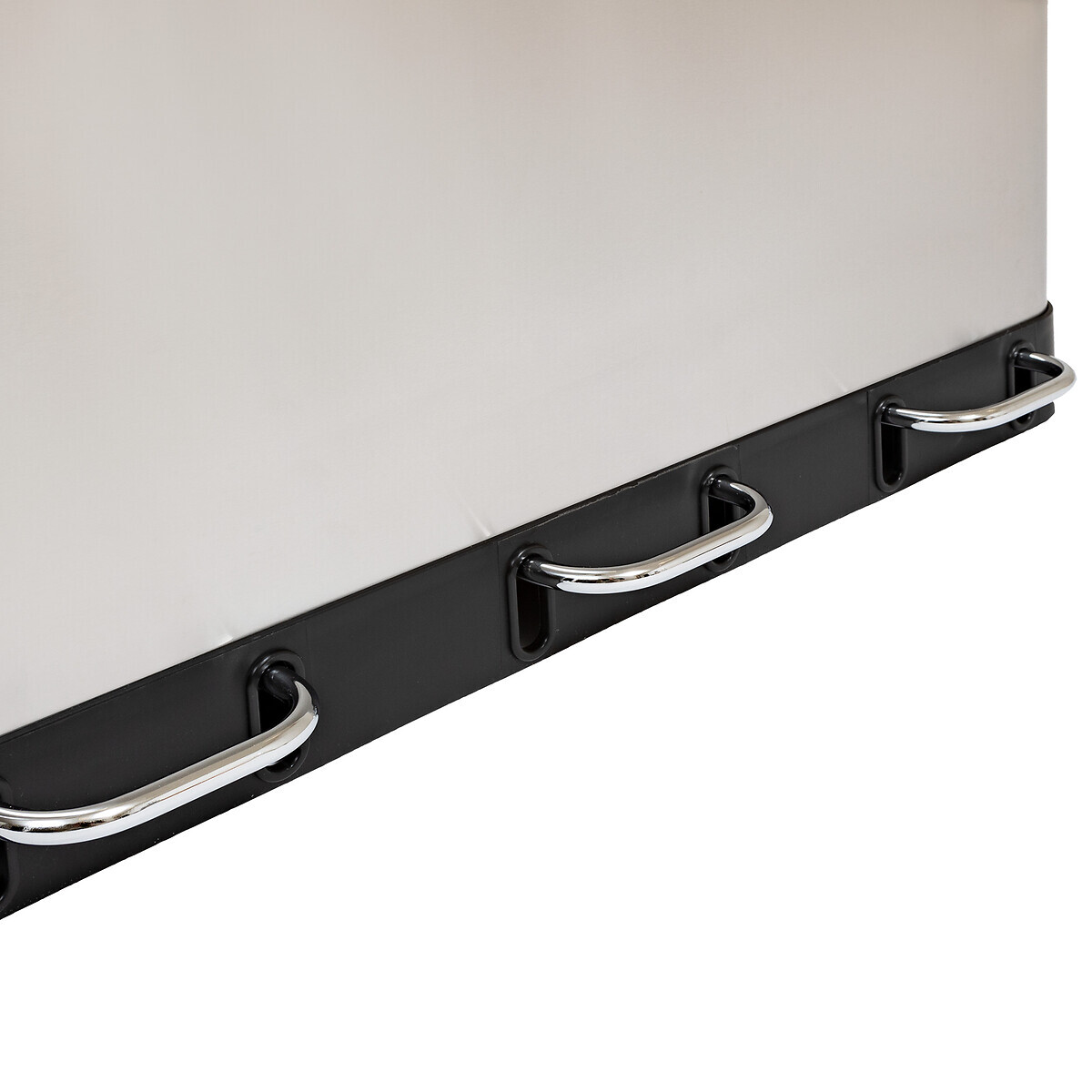 Poubelle de tri 3x18l, inox Ariane