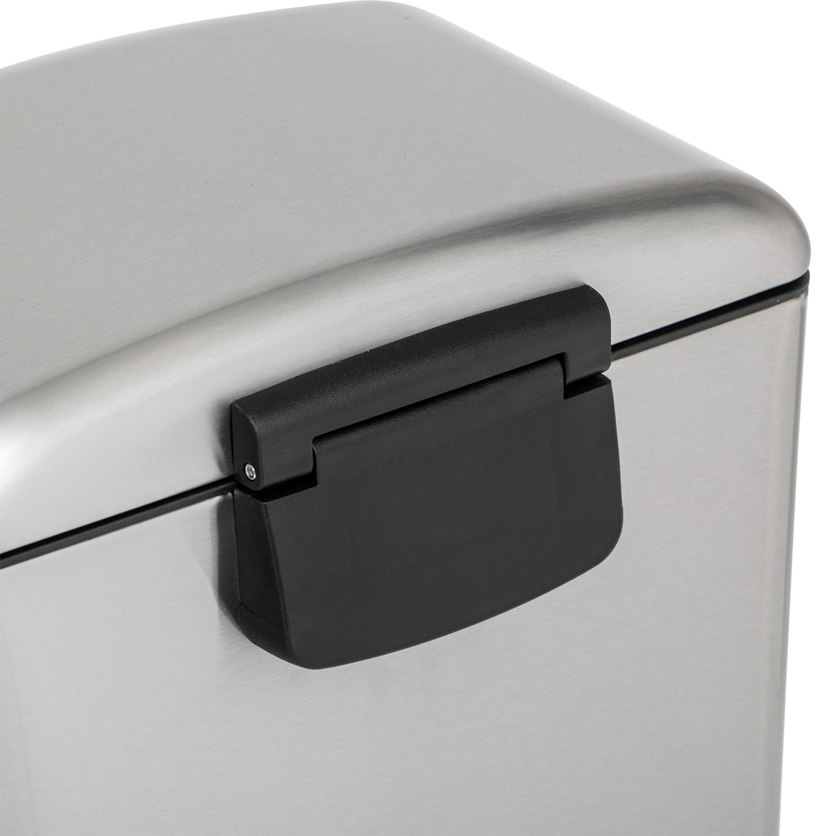 Poubelle métal 20l, inox Ariane