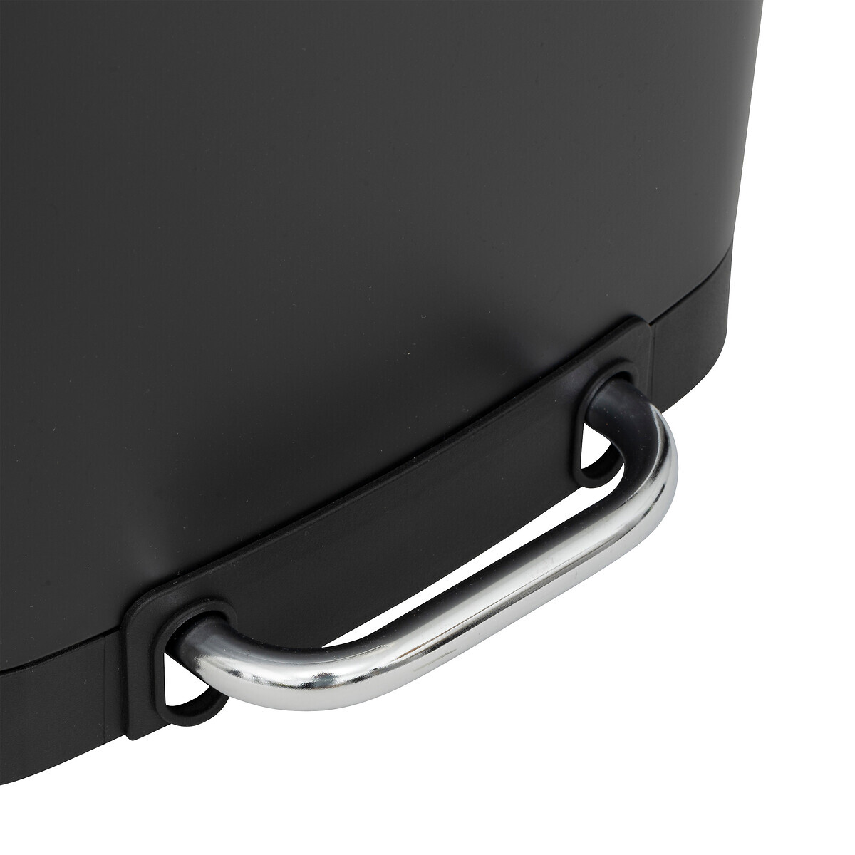 Poubelle métal 20l, noir Ariane