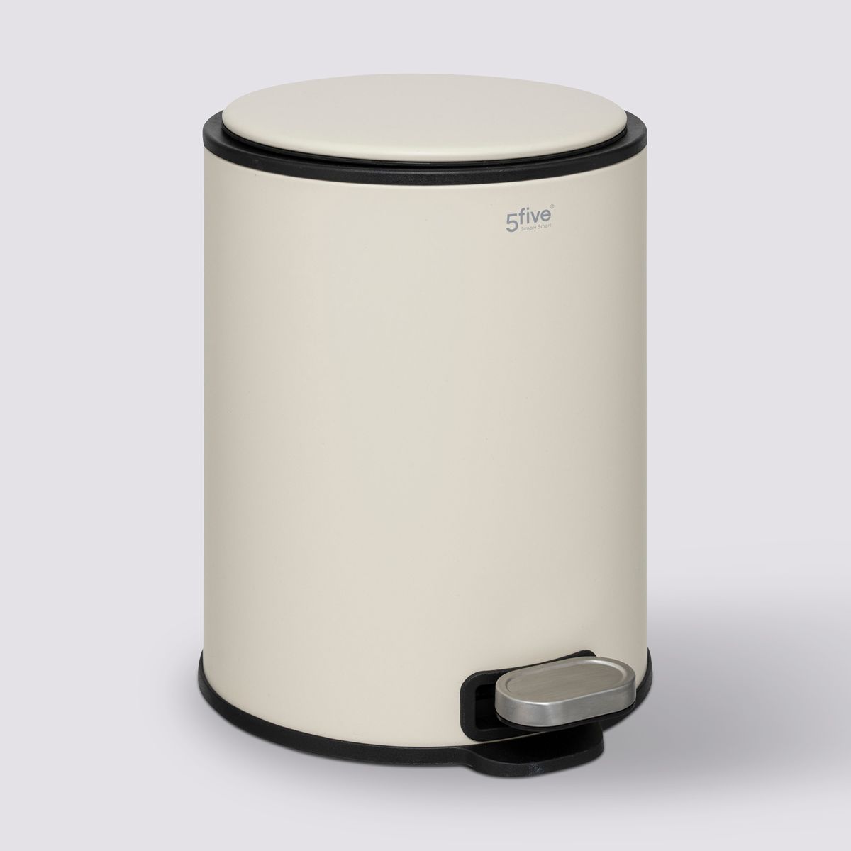 Poubelle métal 6l, argile Delta