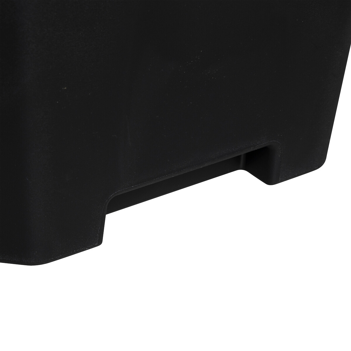 Poubelle de tri plastique 24l, noir 