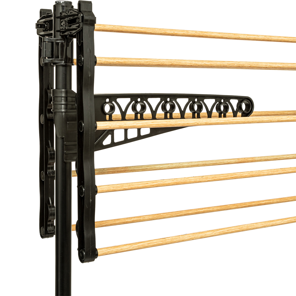 Étendoir à linge tour roues 25m Bara