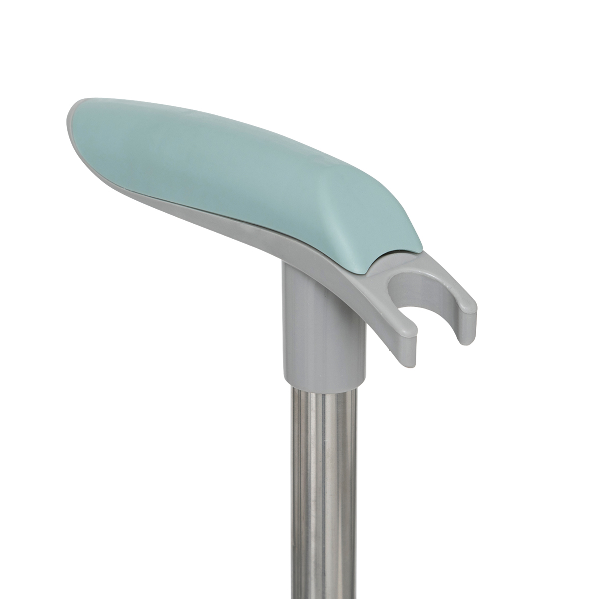 Balai et pelle pivotant, gris et bleu 