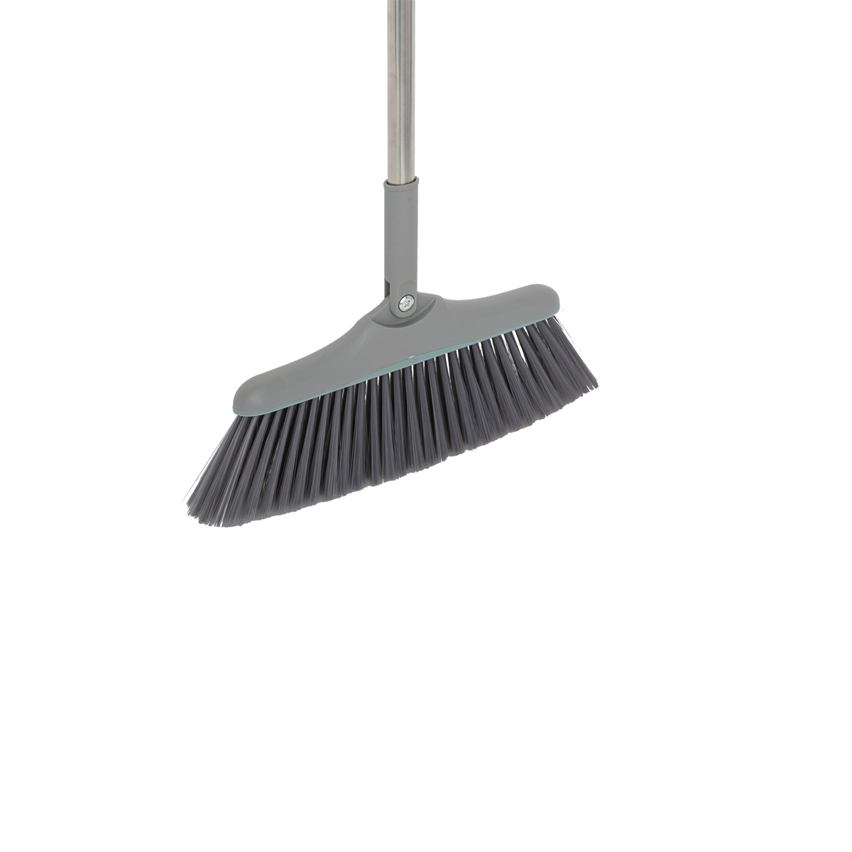 Balai et pelle pivotant, gris et bleu 