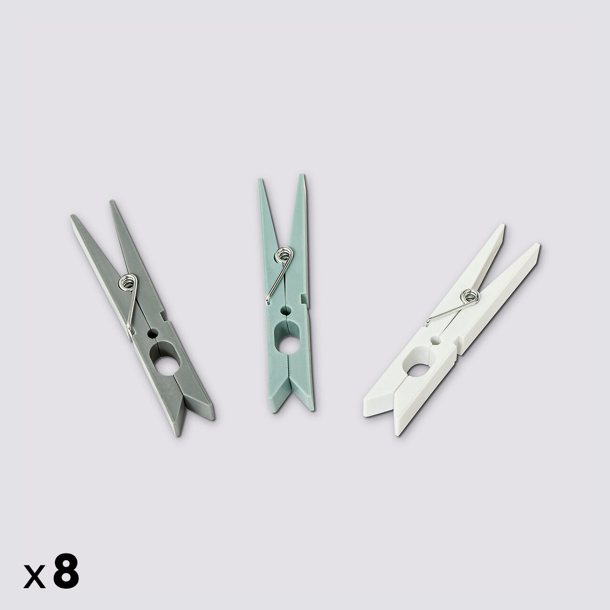 Lot de 24 pinces à linge Sinai