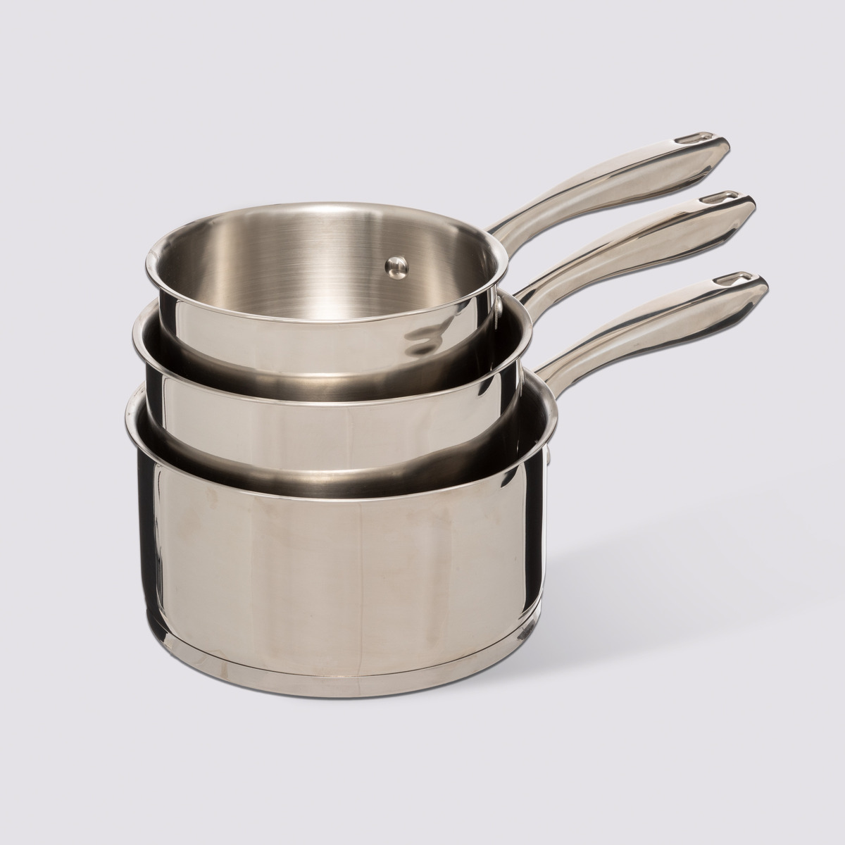 Set de casseroles en inox, 16/18/20 cm Résilience